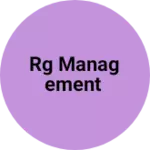 Business logo of RG management