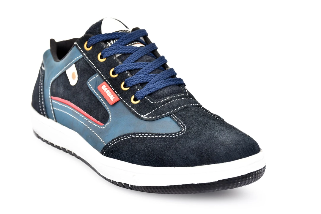 11002 BLUE LEATHER CASUAL SHOES uploaded by business on 2/1/2023