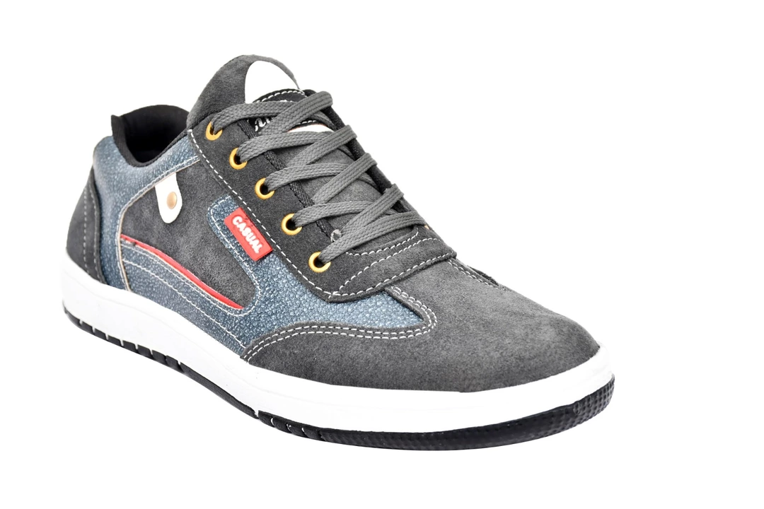 11002 GRAY LEATHER CASUAL SHOES uploaded by business on 2/1/2023