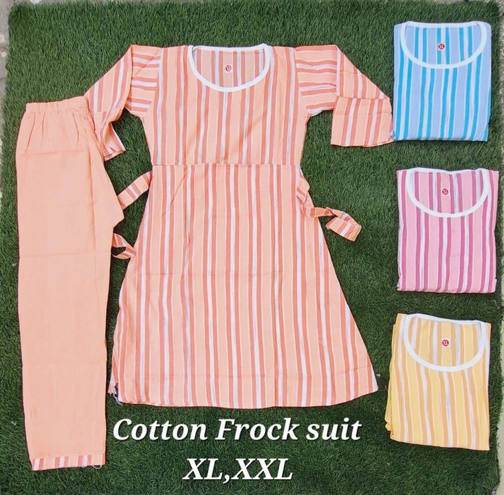 Cotton frock suit uploaded by Sodhi Garments on 2/1/2023