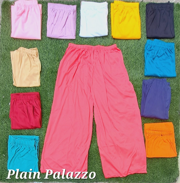 Plain Palazzo  uploaded by Sodhi Garments on 2/1/2023