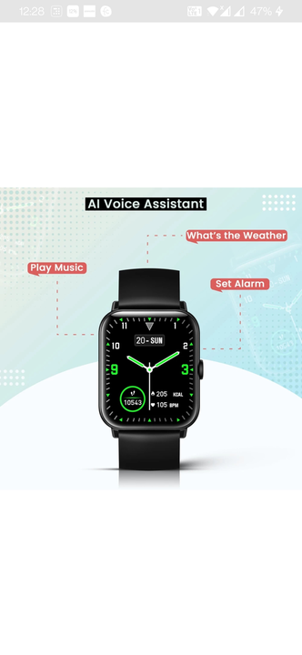 Dezirefit Elon plus 1.8" Display, Bluetooth calling smart watch with 1 year warranty  uploaded by Bs traders on 2/1/2023