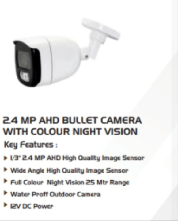 2.4 MP AHD Bullet Camera  uploaded by business on 2/1/2023