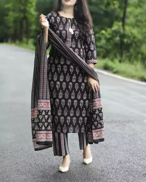 Kurti with pant and duppata  uploaded by business on 2/1/2023