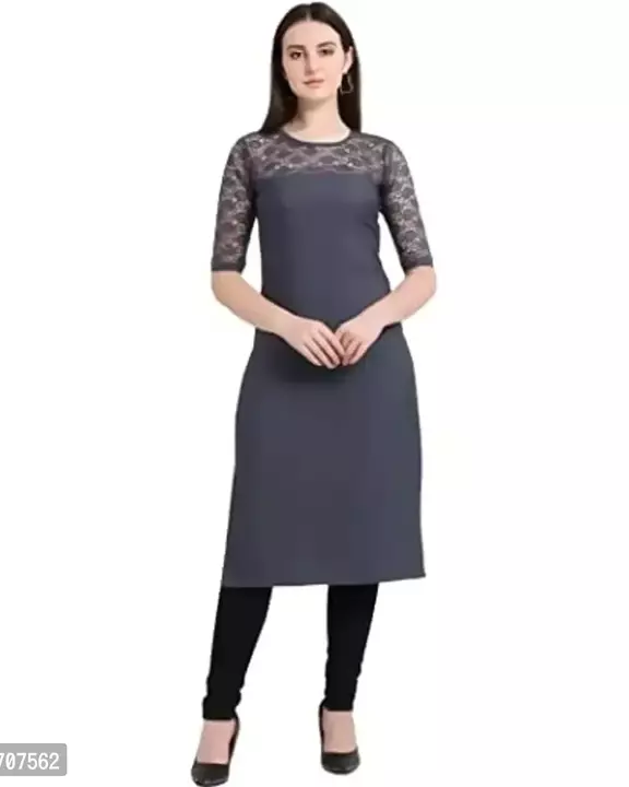 ZELZIS Woman's A-line Crepe Straight Kurtis uploaded by SHOPPING EASY  on 2/1/2023