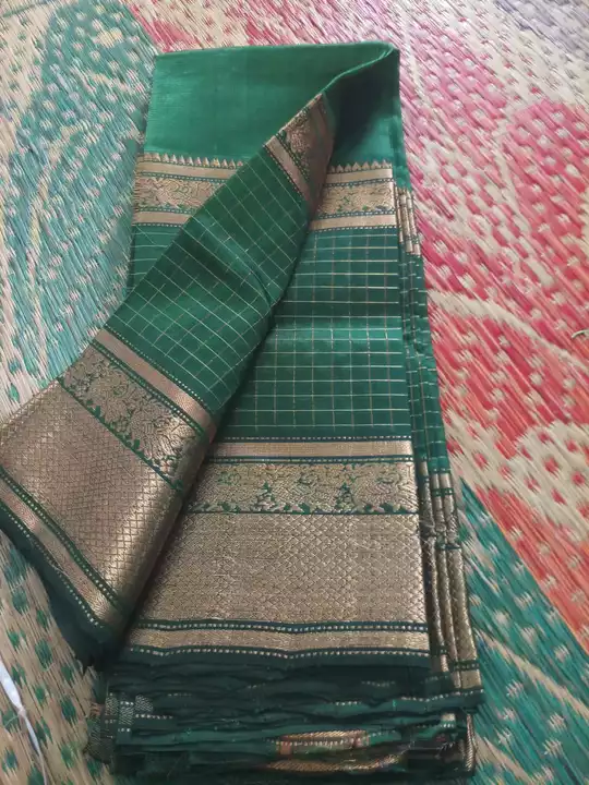 Mangalagiri silk sarees uploaded by business on 2/1/2023