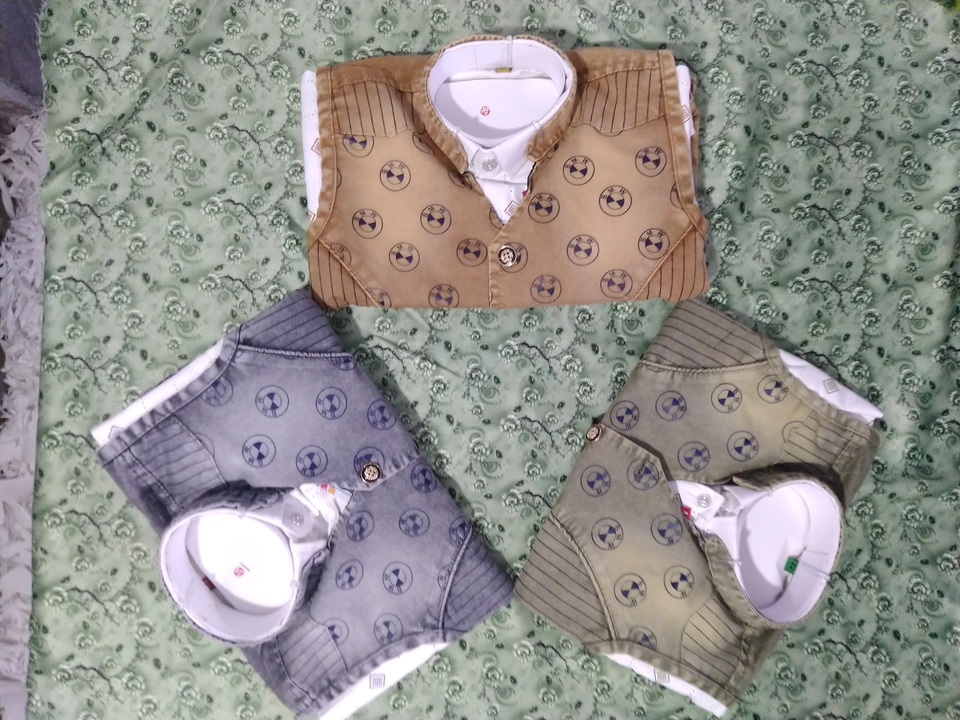 Baba suit 3 pc for boys uploaded by Sp Garments on 5/30/2024