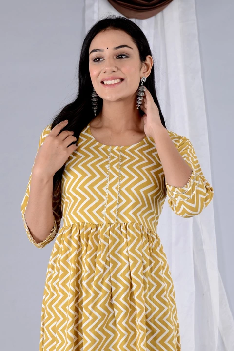 Women's Rayon Long Flared Kurti uploaded by Shree Shyam Fashion on 2/1/2023