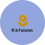 Business logo of R.K faision