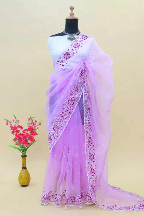 Organza Designer Sarees uploaded by business on 2/1/2023
