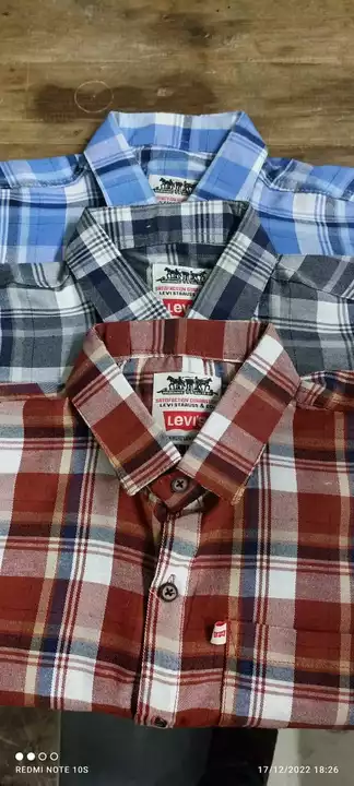 Mens check Shirt uploaded by Hare Krishna Textile on 2/1/2023