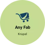 Business logo of Any fab