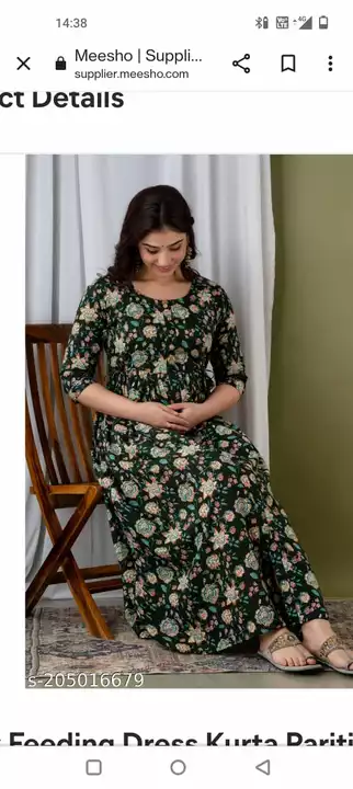 Maternity Gown uploaded by Paritika Fashion on 2/1/2023