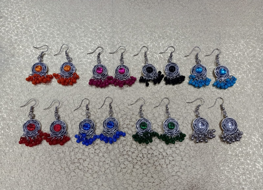 multi stone colour earing uploaded by S R  Jewellery on 2/1/2023