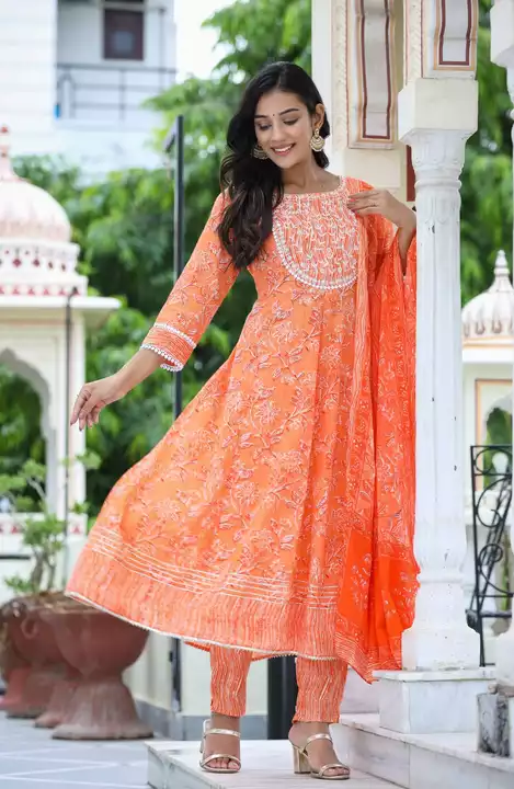 Anarkali set uploaded by Jaipuri Fashion Point  on 6/2/2024