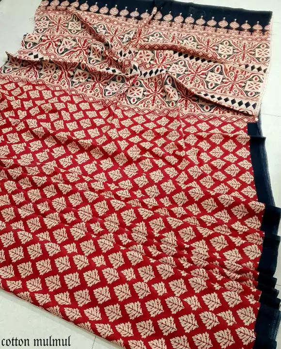 Cotton Mulmul Saree  uploaded by business on 2/2/2023