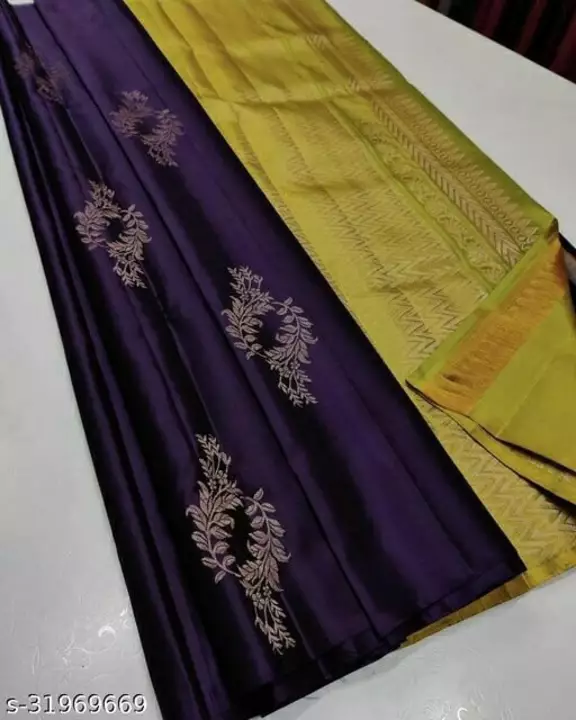 Heavy Jacquard Weaving Banarasi Litchi Silk Sarees uploaded by KCL Sarees on 2/2/2023