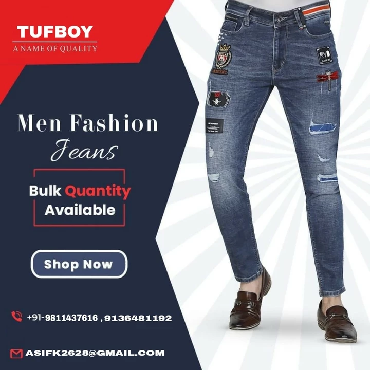 Visiting card store images of TUFBOY Jeans 👖