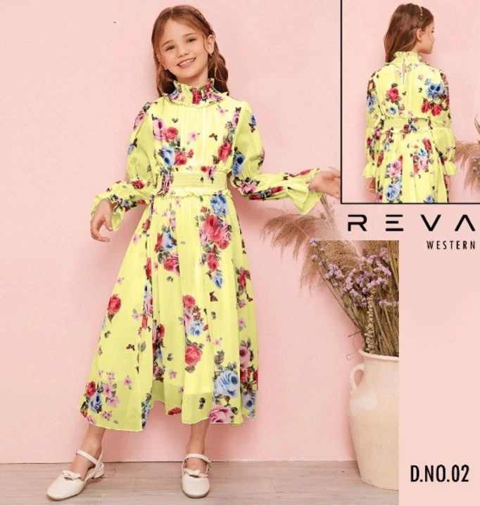 REVA KIDS
CHILDREN CHILDREN
- 6 Colour
- Fabric - Georgette 
- Digital print 
- Size
     Year       uploaded by Roza Fabrics on 6/1/2024