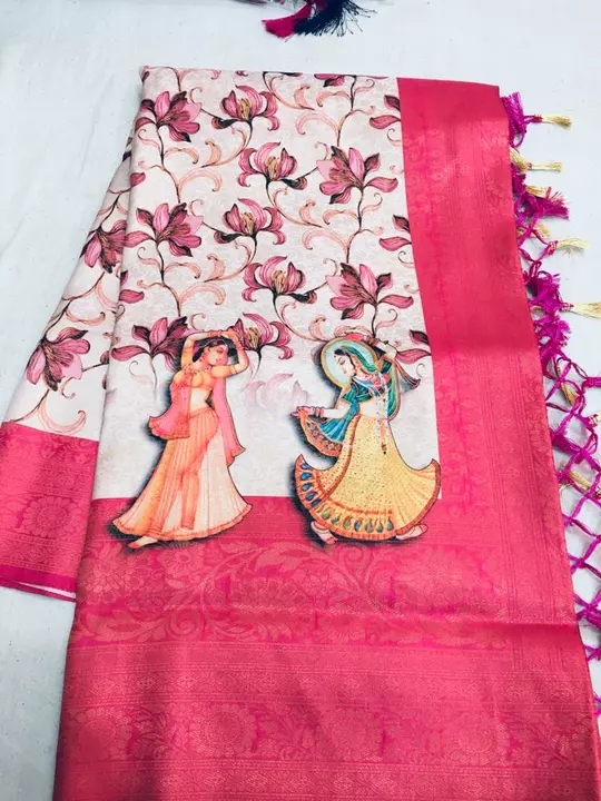 Kalamkari silk saree uploaded by Mahalaxmi collection on 2/2/2023