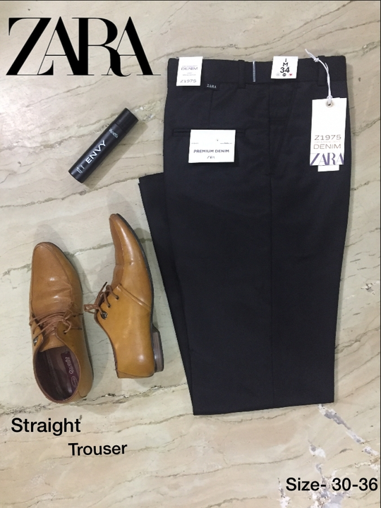 Men's Zara brand Formal pent uploaded by Kavya Garments on 2/2/2023