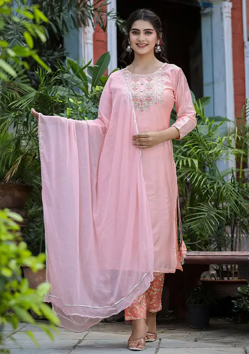 PINK FLORAL MODAL SILK KURTA PANT SET WITH DUPATTA

 uploaded by business on 2/2/2023