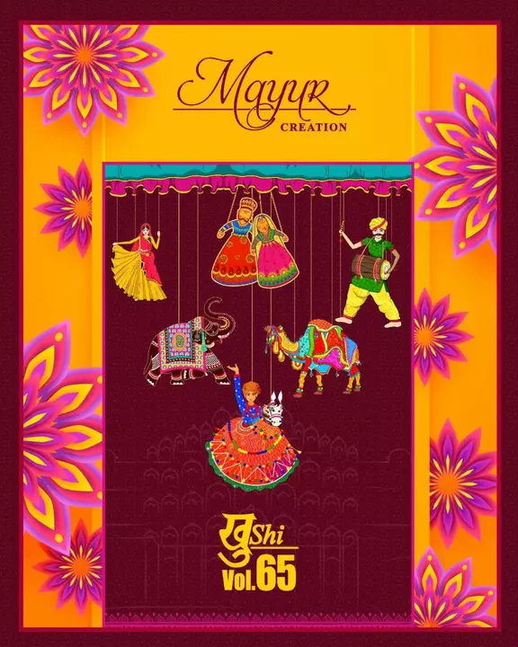 Mayur Khushi 65 uploaded by Aahin Dresses on 4/28/2024