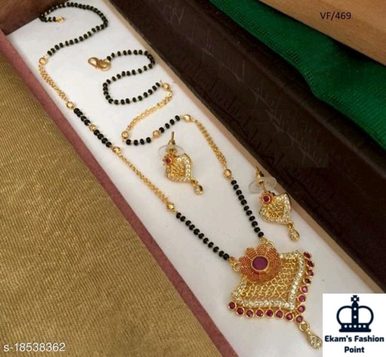 Gold Plated Heavy Mangalsutra  uploaded by business on 2/17/2021