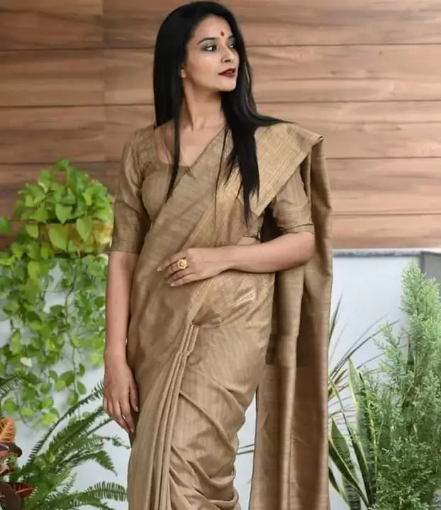 Semi babtha silk with bp uploaded by R saree on 2/2/2023