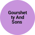 Business logo of GOURSHETTY and sons
