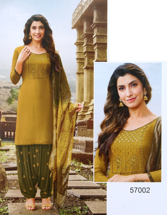 Product image of Patiyala Dress Material , price: Rs. 760, ID: patiyala-dress-material-1668a49e