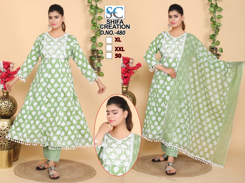 Post image I want 1000 pieces of Cotton suits and dress material at a total order value of 100000. Please send me price if you have this available.