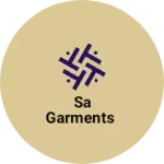 Business logo of SA garments