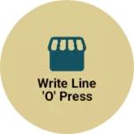 Business logo of Write Line 'O' Press