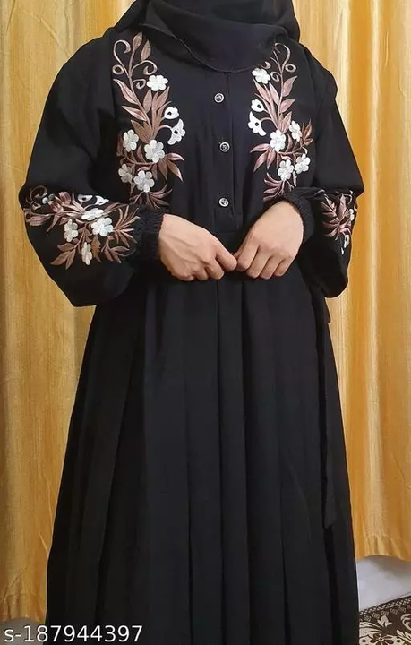 Embroidery abaya uploaded by business on 2/2/2023
