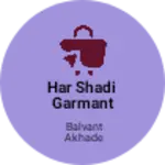 Business logo of Har shadi garmant sto