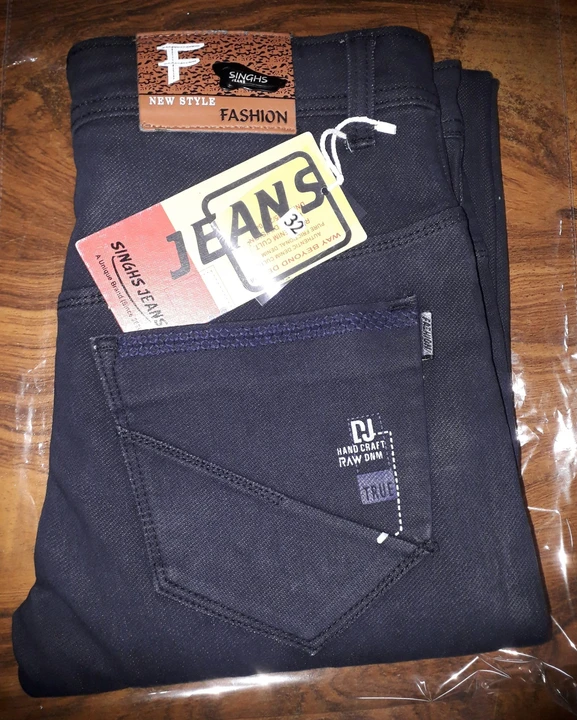 Mens Black Denim Jeans  uploaded by SINGHS JEANS  on 2/2/2023