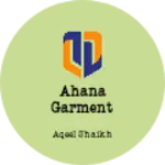 Business logo of Ahana garment