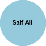 Business logo of Saif Ali
