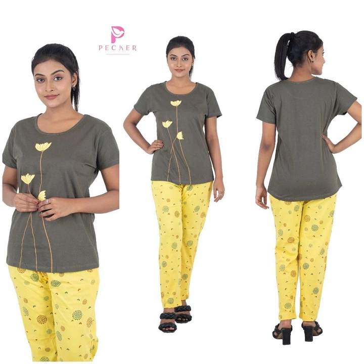 *Hello Friend's* !!

*New Collection*

👉🏽 *Fashionable Cotton Hosiery Women's Pant-Top Set*🌈👌🏻
 uploaded by business on 2/2/2023