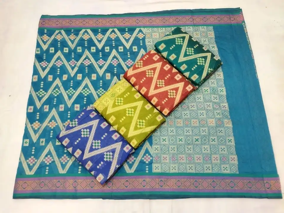 Cotton  saree uploaded by Vijay textiles on 2/2/2023