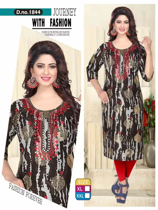 Straight kurtis xl xxl  uploaded by Radha Creation , Maira sales for Readymade items on 2/2/2023