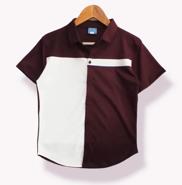 Men's Lycra Cut& Sew Plain Shirt uploaded by Meena Garments on 2/2/2023
