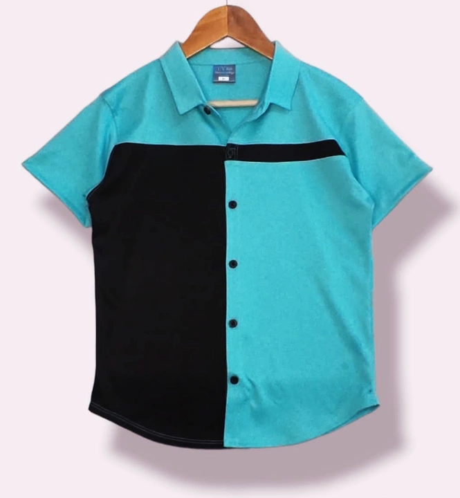 Men's Lycra Cut& Sew Plain Shirt uploaded by Meena Garments on 2/2/2023
