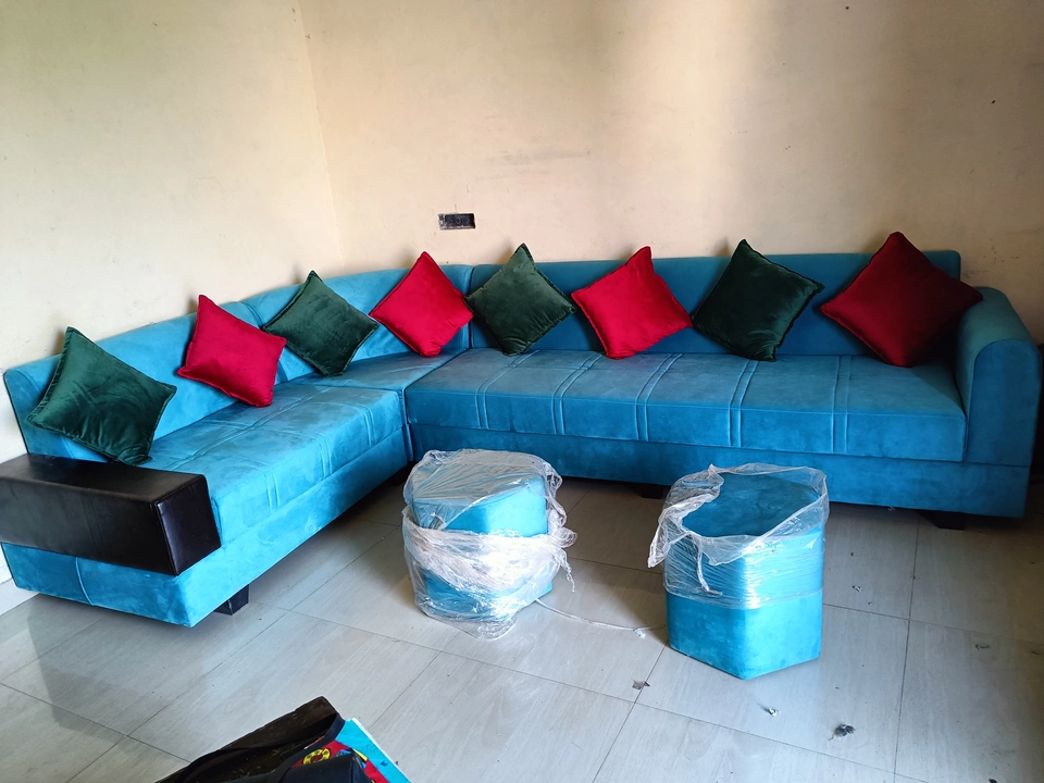 Saven seeter sofa set  uploaded by Hari Krishna wood works on 2/2/2023