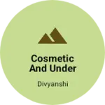 Business logo of Cosmetic and undergarments