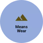 Business logo of Means wear