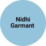 Business logo of Nidhi garmant