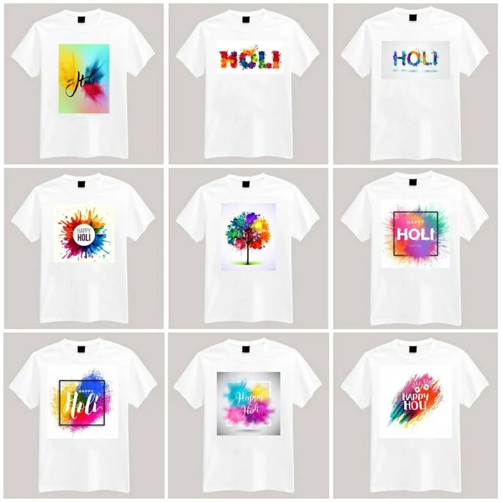 Holi T shirt  uploaded by STAR UP INDIA on 2/3/2023