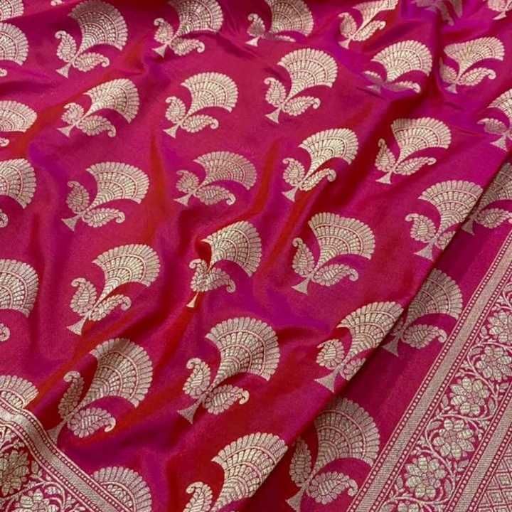 Handloom pure katan silk single uploaded by business on 2/18/2021